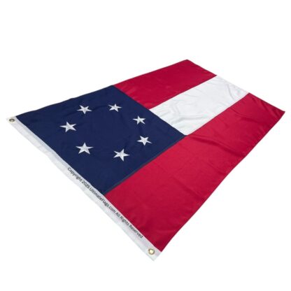 1st national flag 7 stars and bars double nylon embroidered flag 2x3 3x5 4x6 5x8 6x10 8x12 10x15 ft
