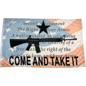 come and take it 2nd amendment flag