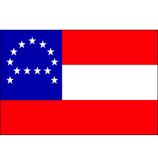 Confederate Robert E Lee Headquarters Flag 3 X 5 ft. Standard