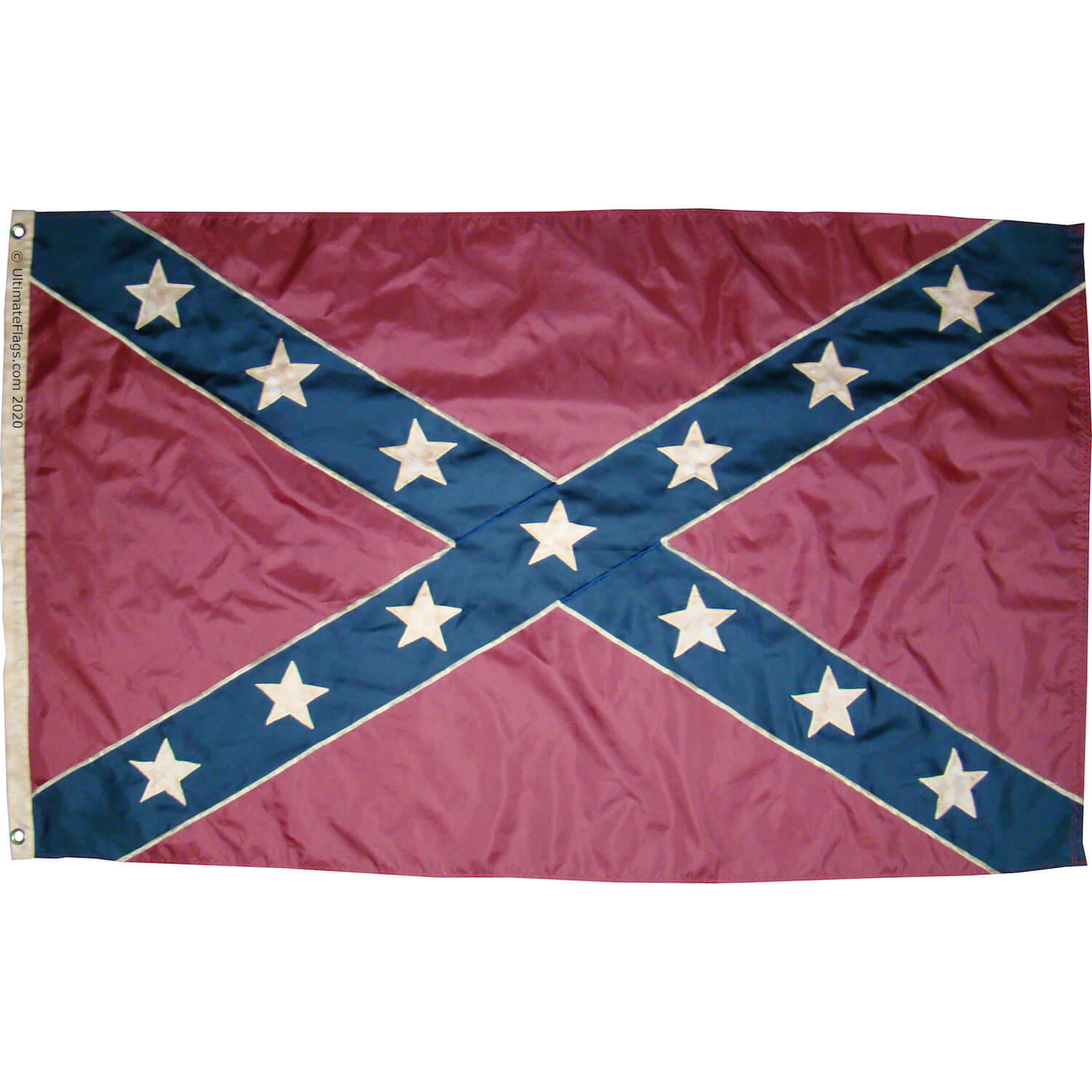 vintage Confederate Battle Flag