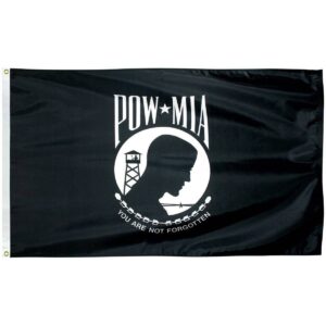 pow mia double sided flags