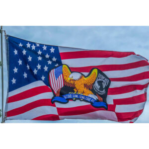 usa pow mia eagle flag