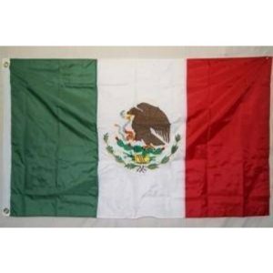 Mexico Flag sewn 3 x 5 outdoor