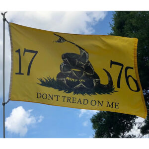 1776 gadsden live snake flag