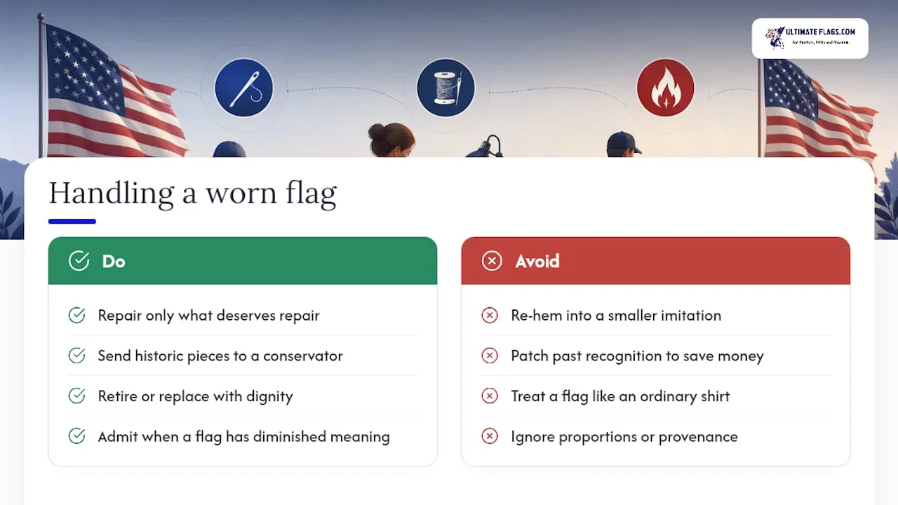What Flag Owners Get Wrong About Repair — overview diagram