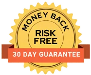 30 day money back guarantee seal