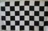 flag checkered black and white nylon printed flag 3 x 5