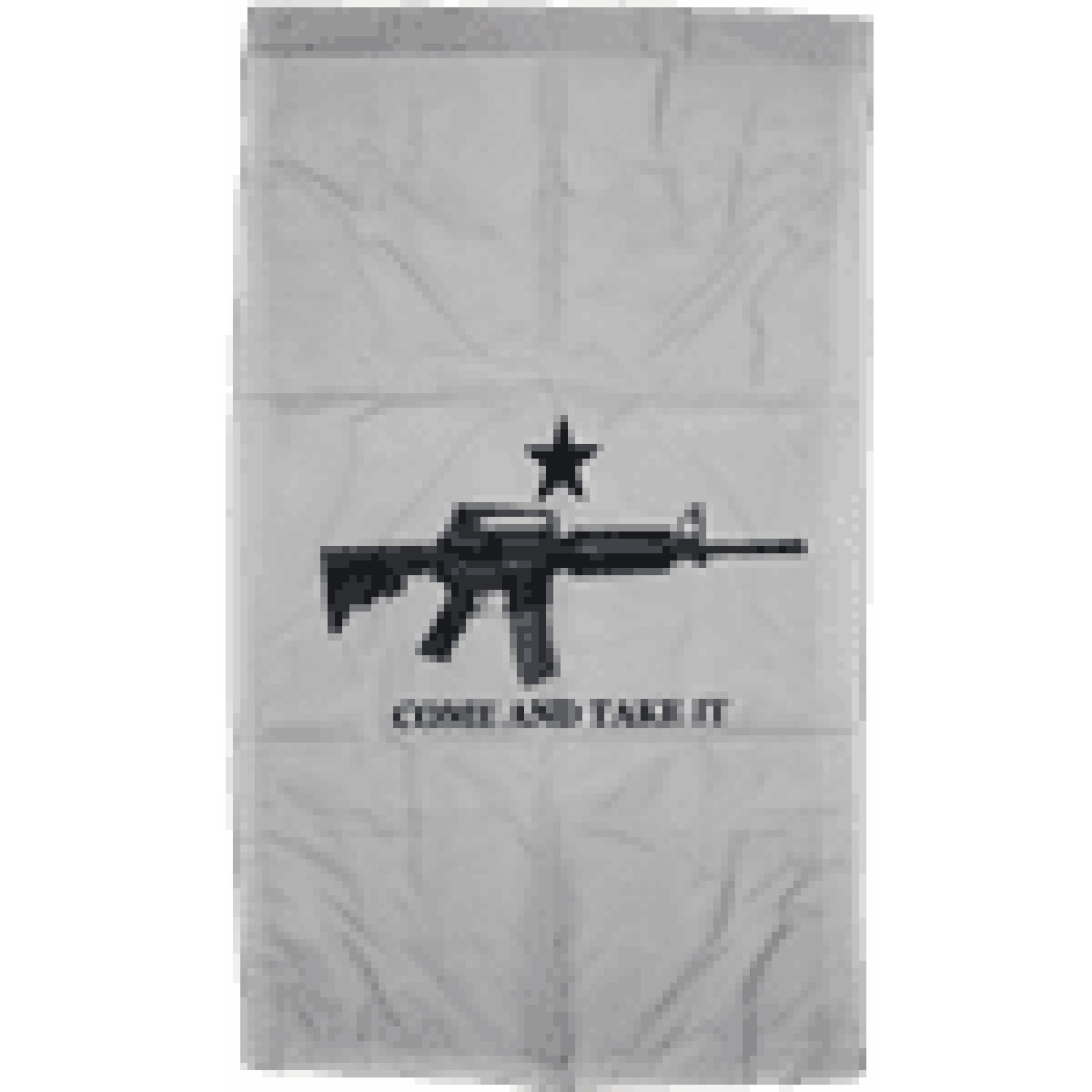 M4 Come & Take It (White) Garden Flag Ultimate Flags