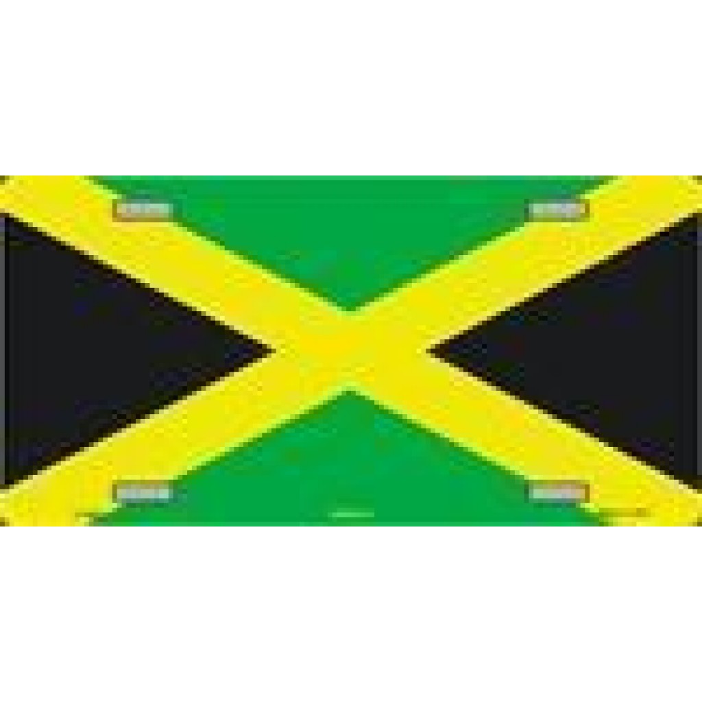 Jamaica Flag License Plate