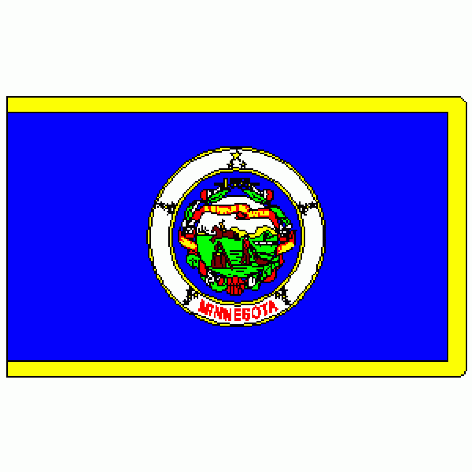 Minnesota State Flag 2 X 3 ft. Nylon Printed