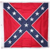 Confederate Rebel Flag Artillery Fully Sewn Cotton 38" x 38" grommets