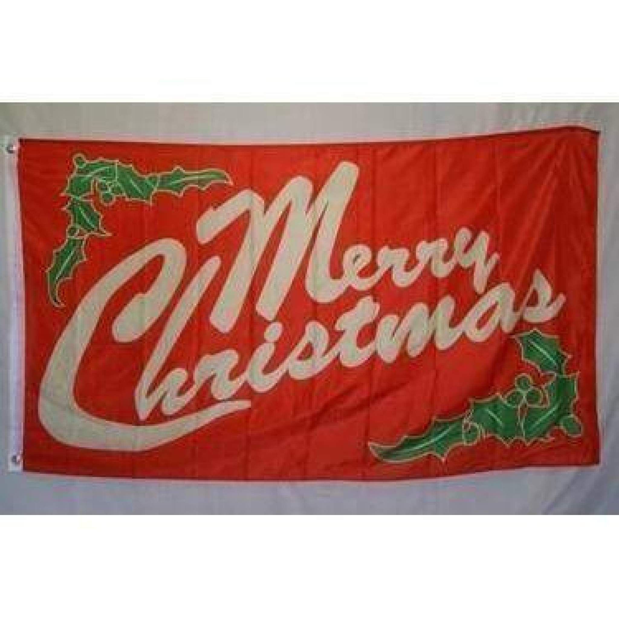 Merry Christmas Flag 3 X 5 ft. (Red) Standard