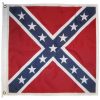 wider white border -embroidered outdoor nylon confederate battle flags square 32x32 inches