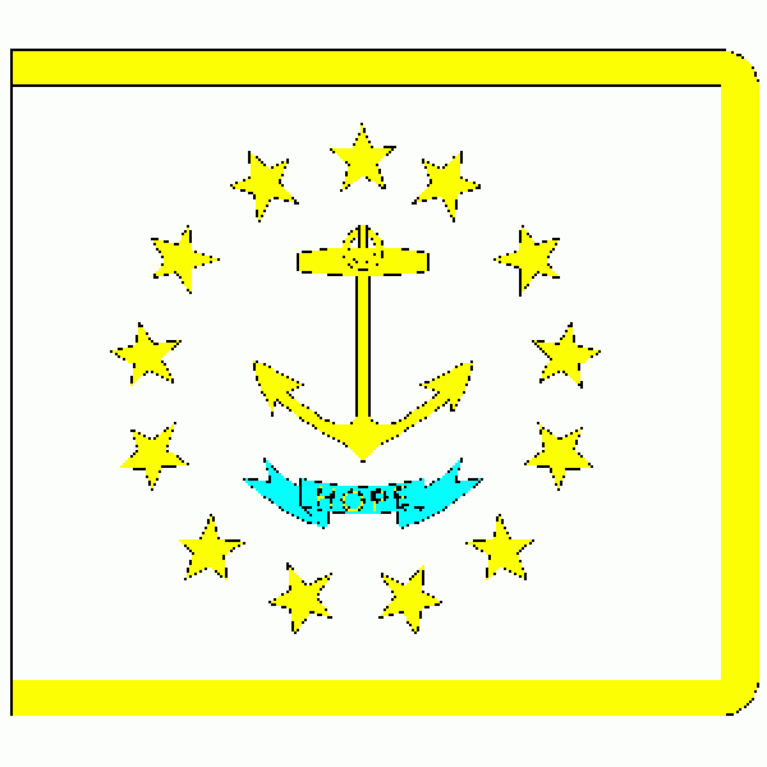 State of Rhode Island Flag 4 X 6 ft. Large - Ultimate Flags