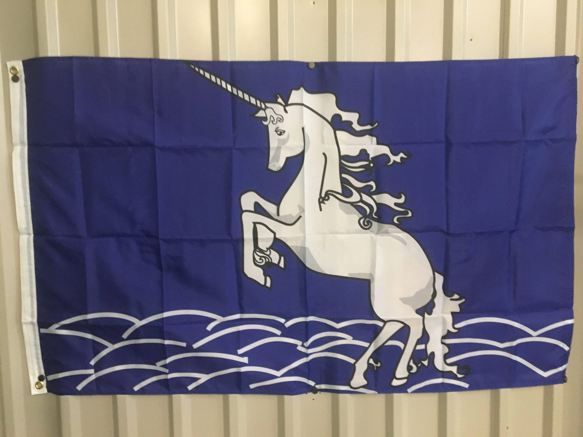 Unicorn (Blue) Flag 3 X 5 ft. Standard Ultimate Flags