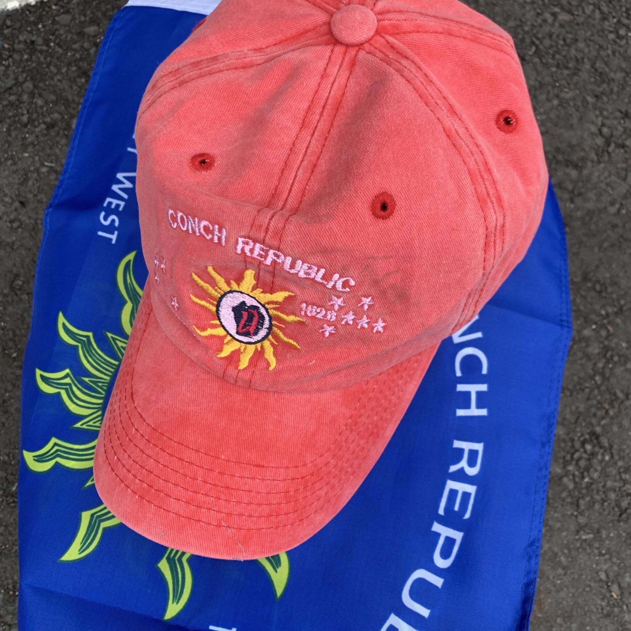 Key West Cap / Hat / Ballcap aka Conch Republic Key West Red (light