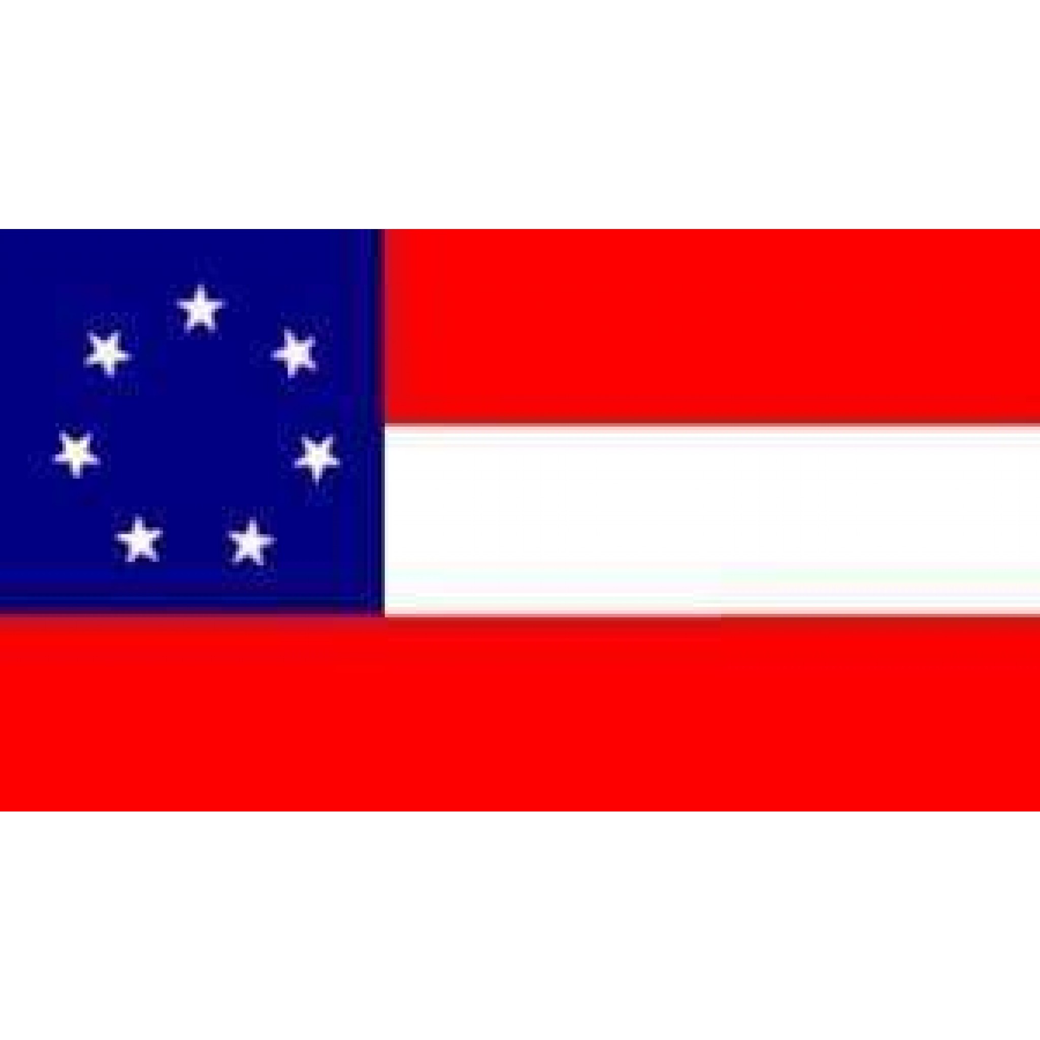 First (1st) Confederate Flag 4 X 6 inch on stick