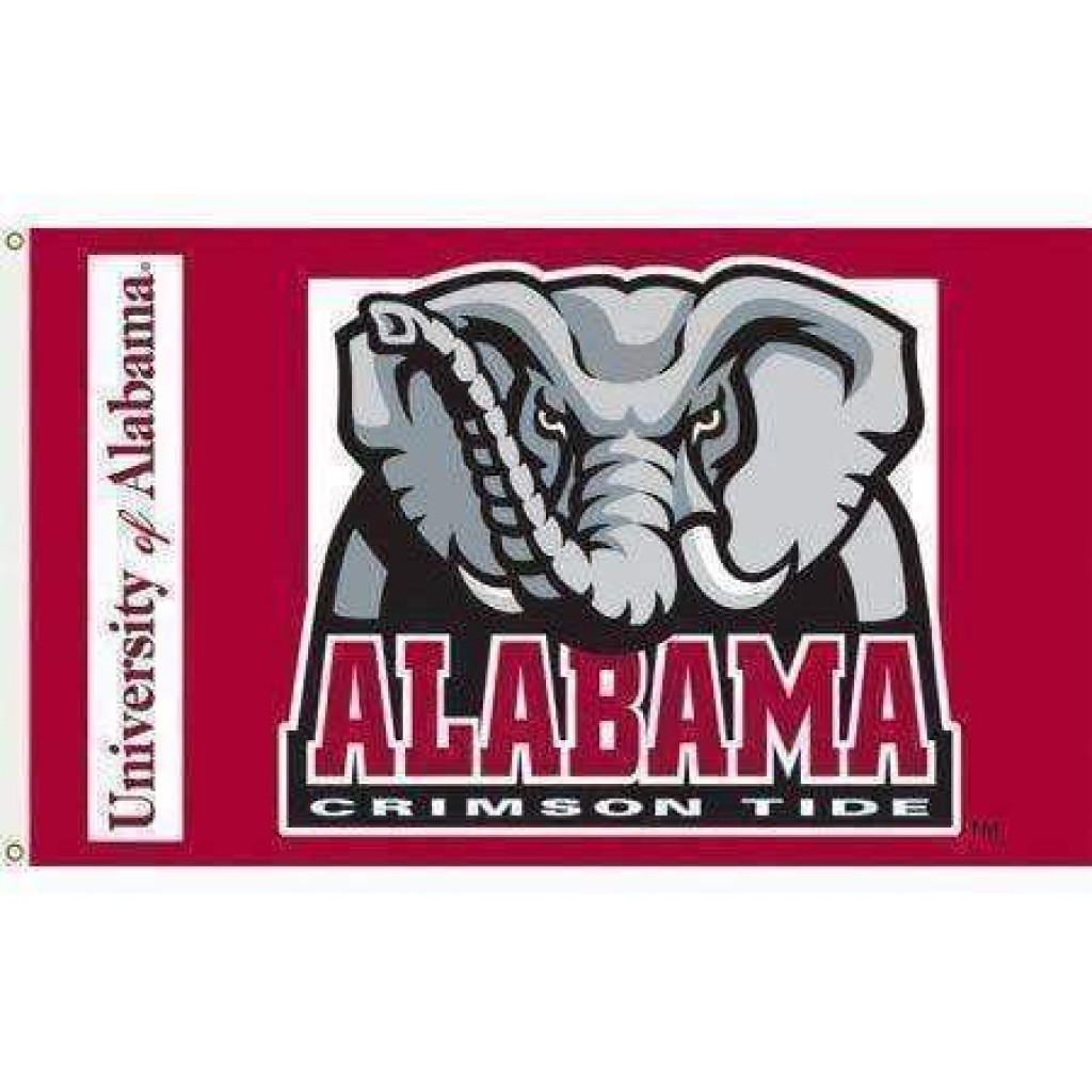 University of Alabama College Football Team Flag 3 x 5 ft