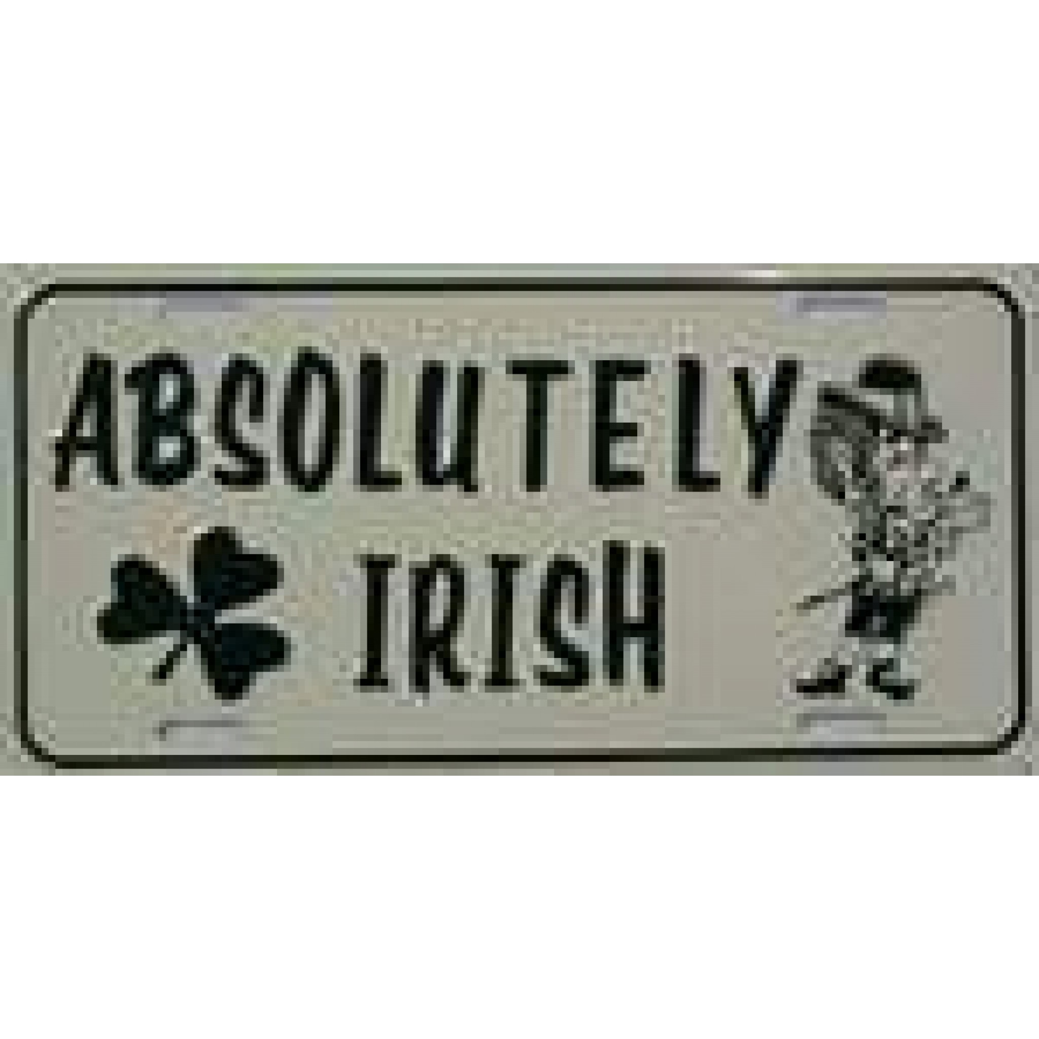 Absolutely Irish License Plate