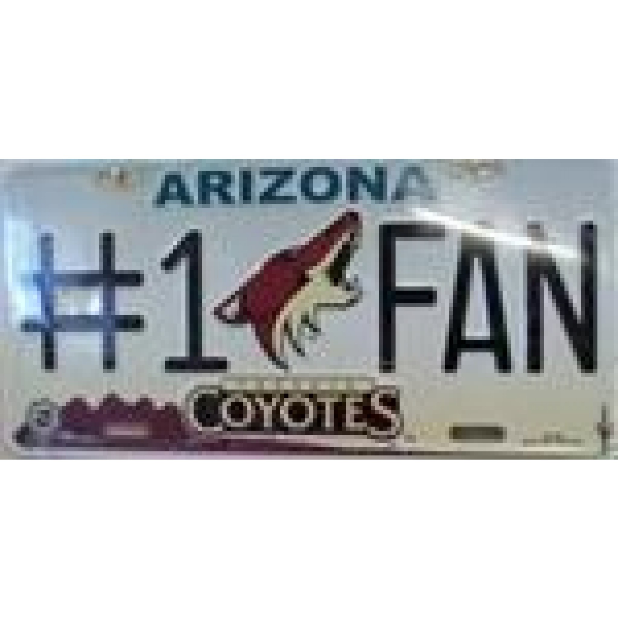 Buy AZ Arizona Coyotes NHL License Plate For Sale