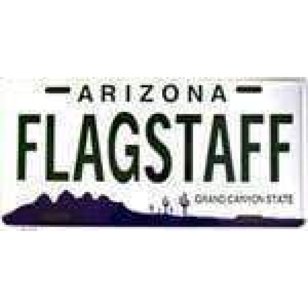 AZ Flagstaff License Plate