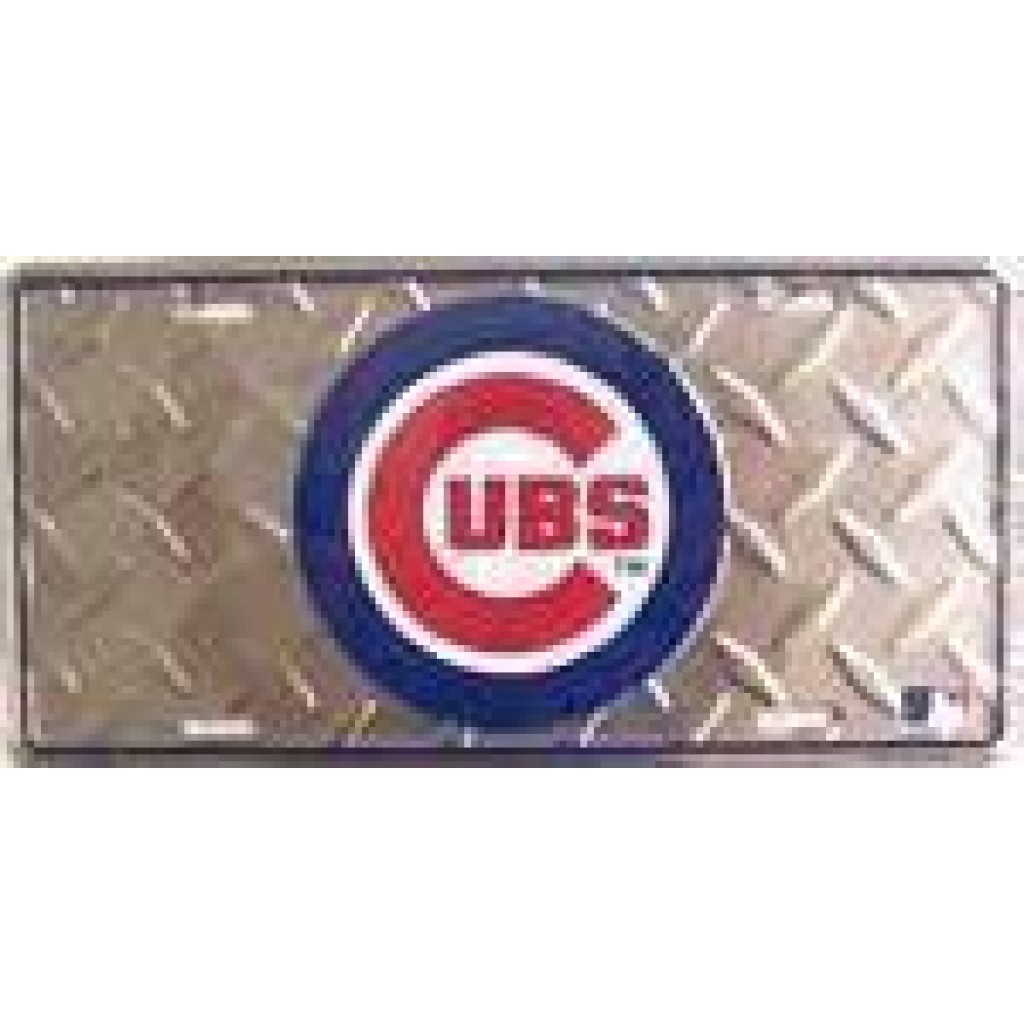 Chicago Cubs MLB License Plate