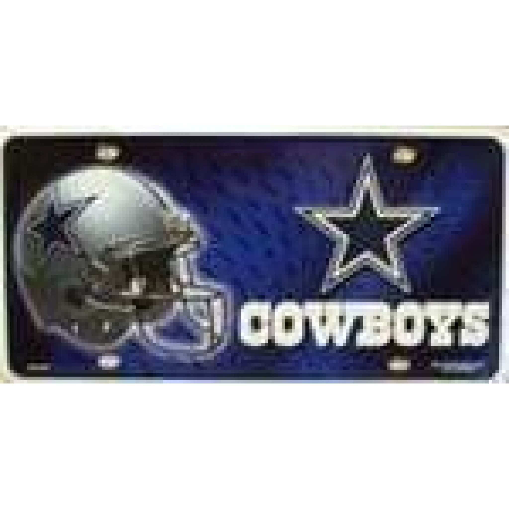 Dallas Cowboys NFL Football License Plate