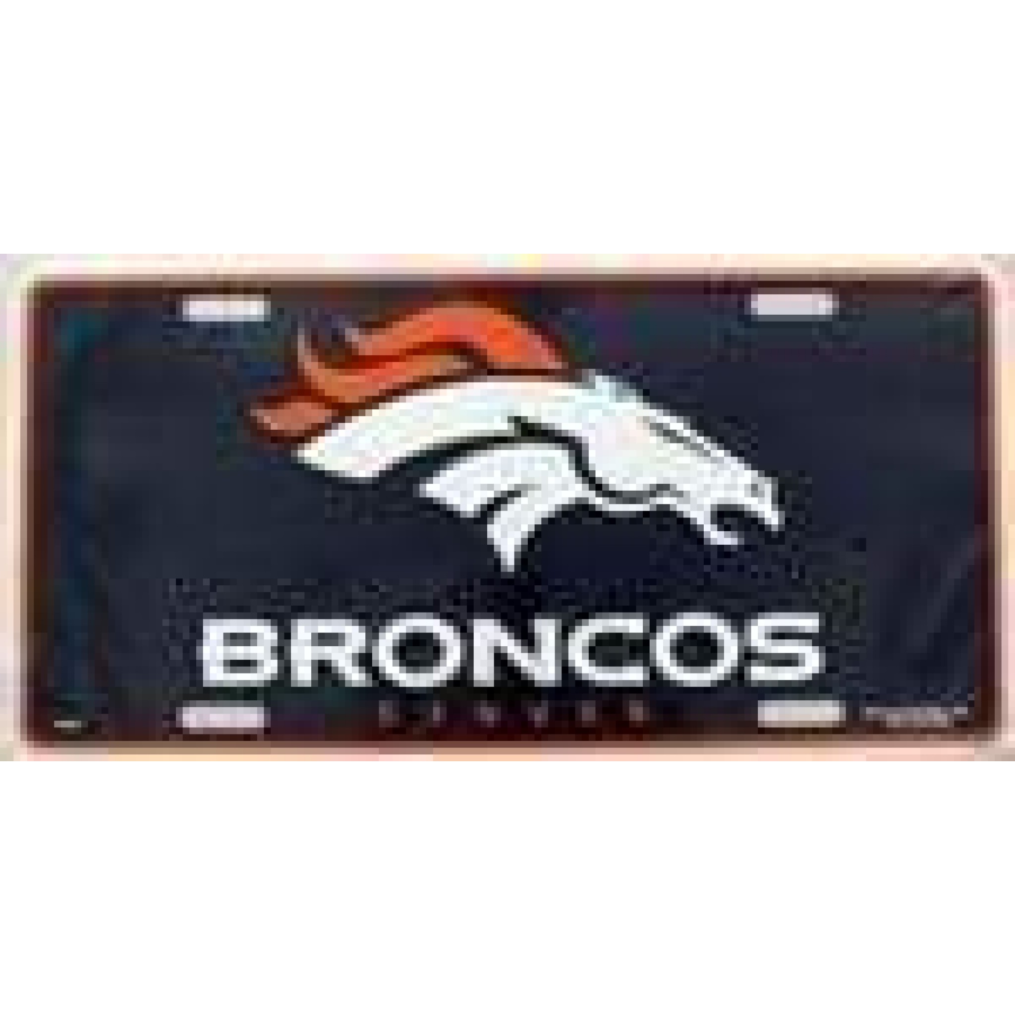 Denver Broncos NFL Football License Plate Ultimate Flags