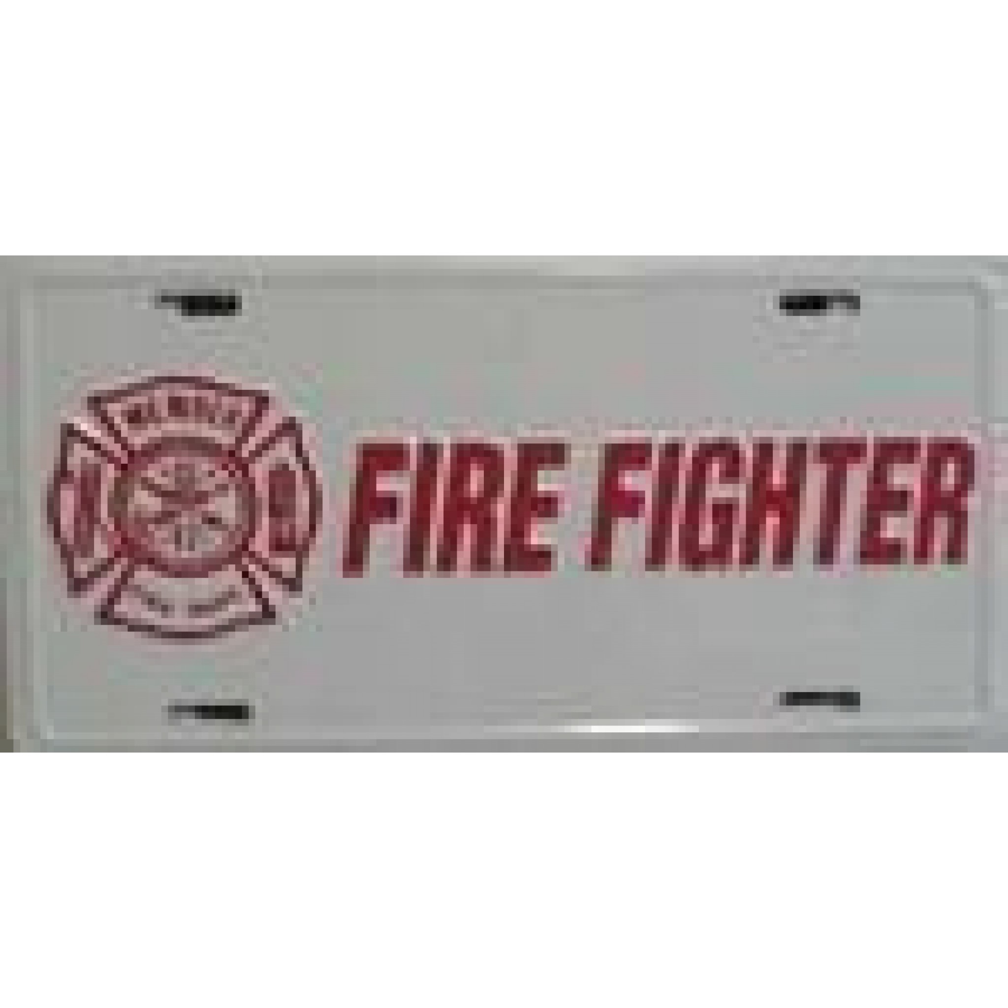 Firefighter License Plate