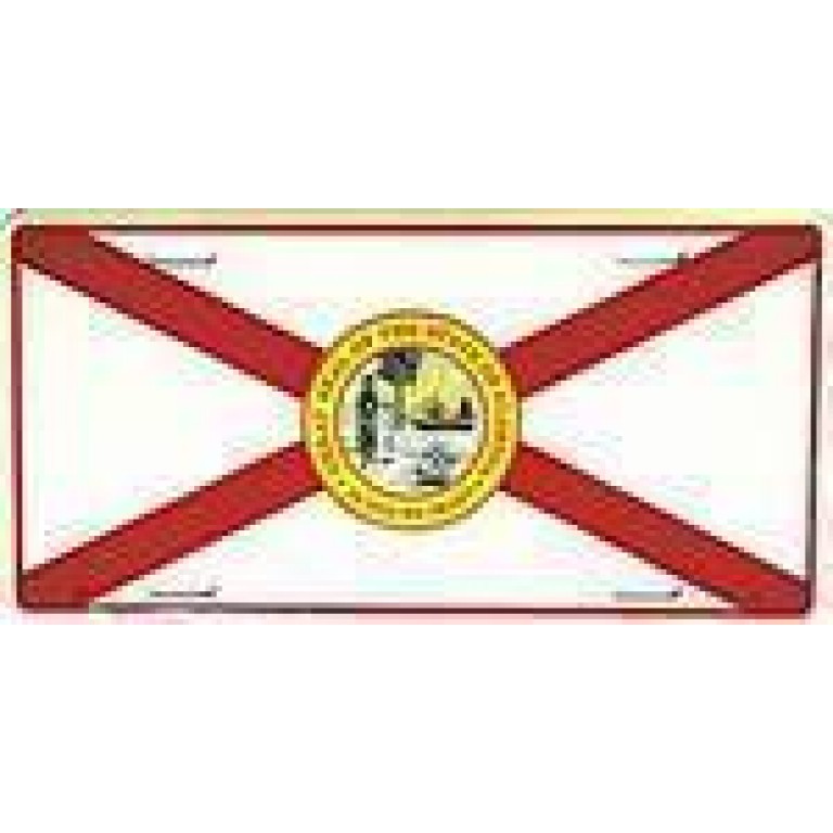 Florida State Flags License Plate