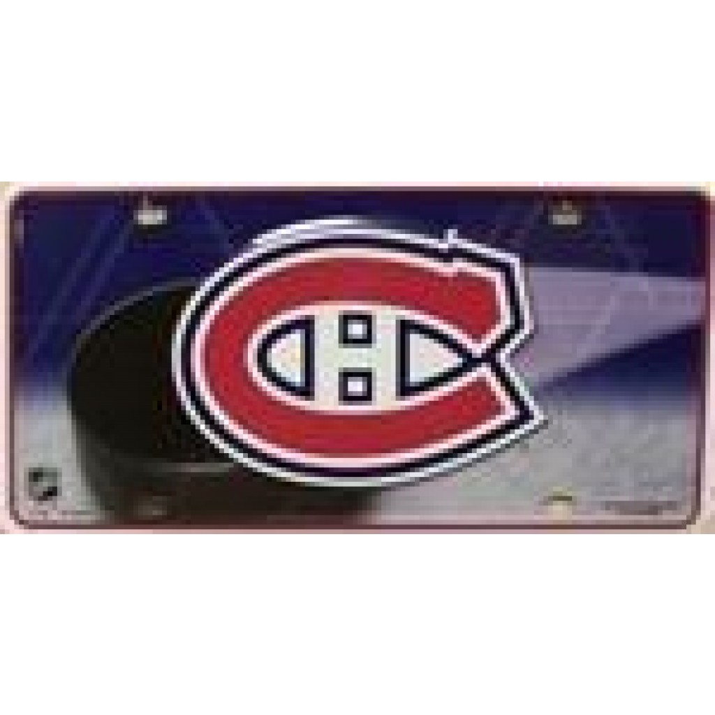 Montreal Canadians License Plate NHL Hockey
