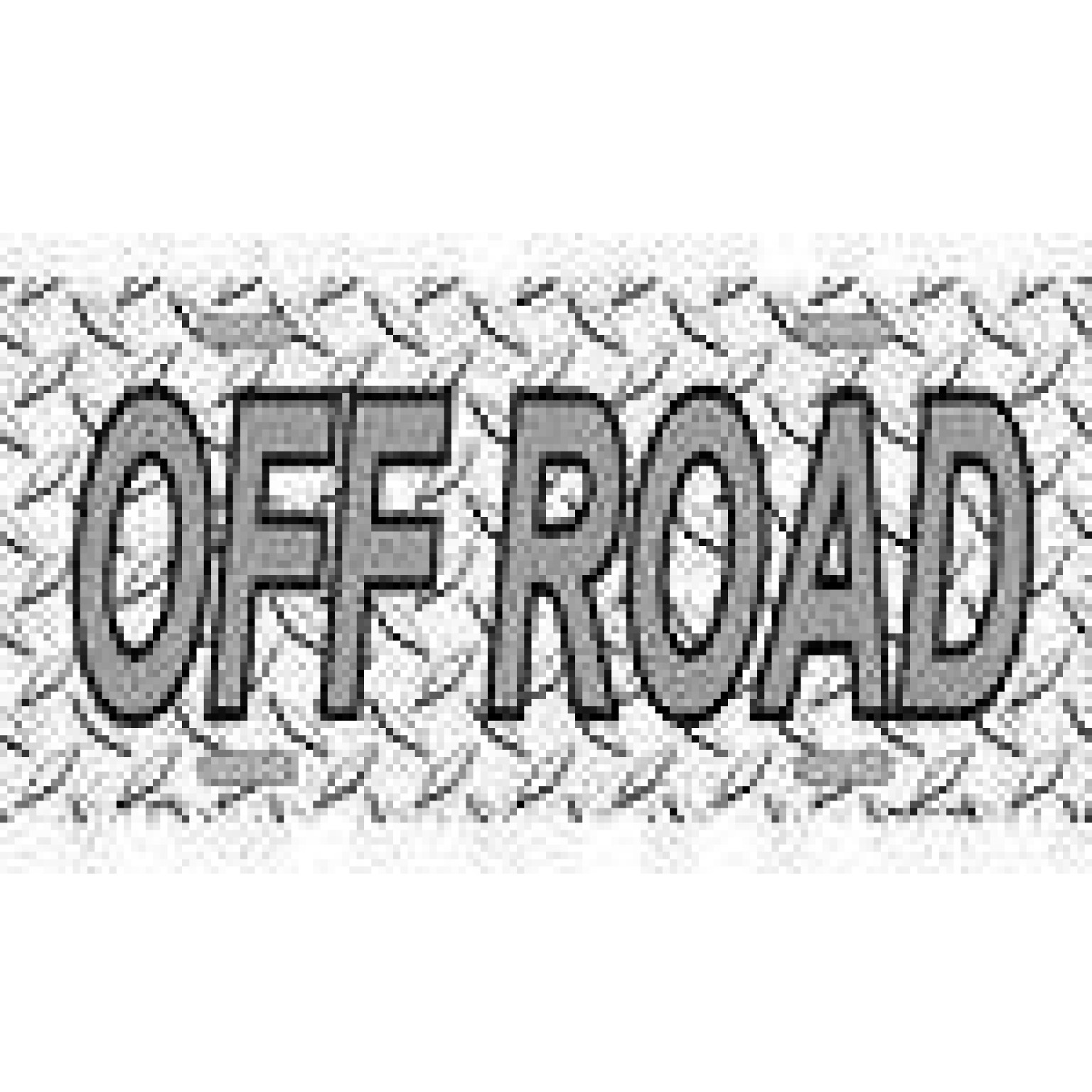 Off Road License Plate