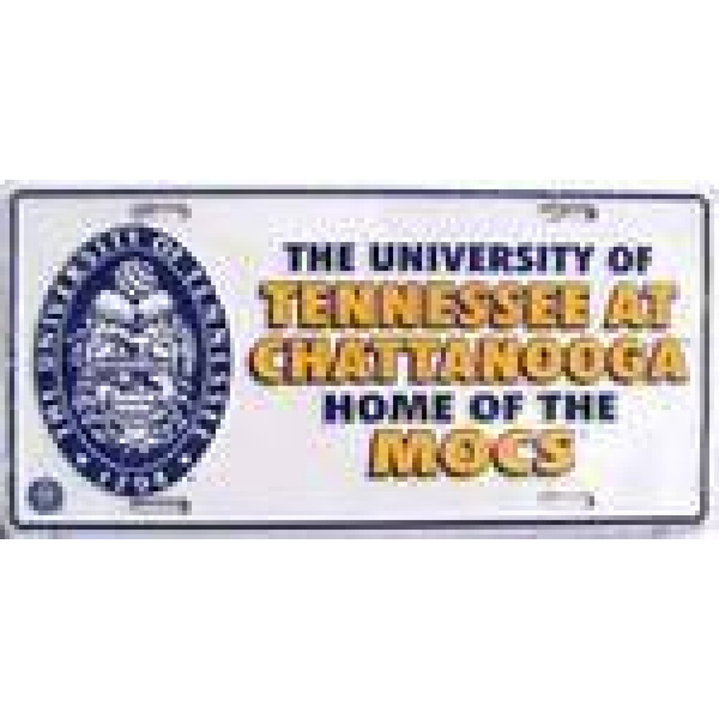 Tennessee at Chattanooga Home of the Mocs License Plate