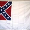 2nd National Confederate Flag Double Nylon Embroidered 6 x 10 ft.