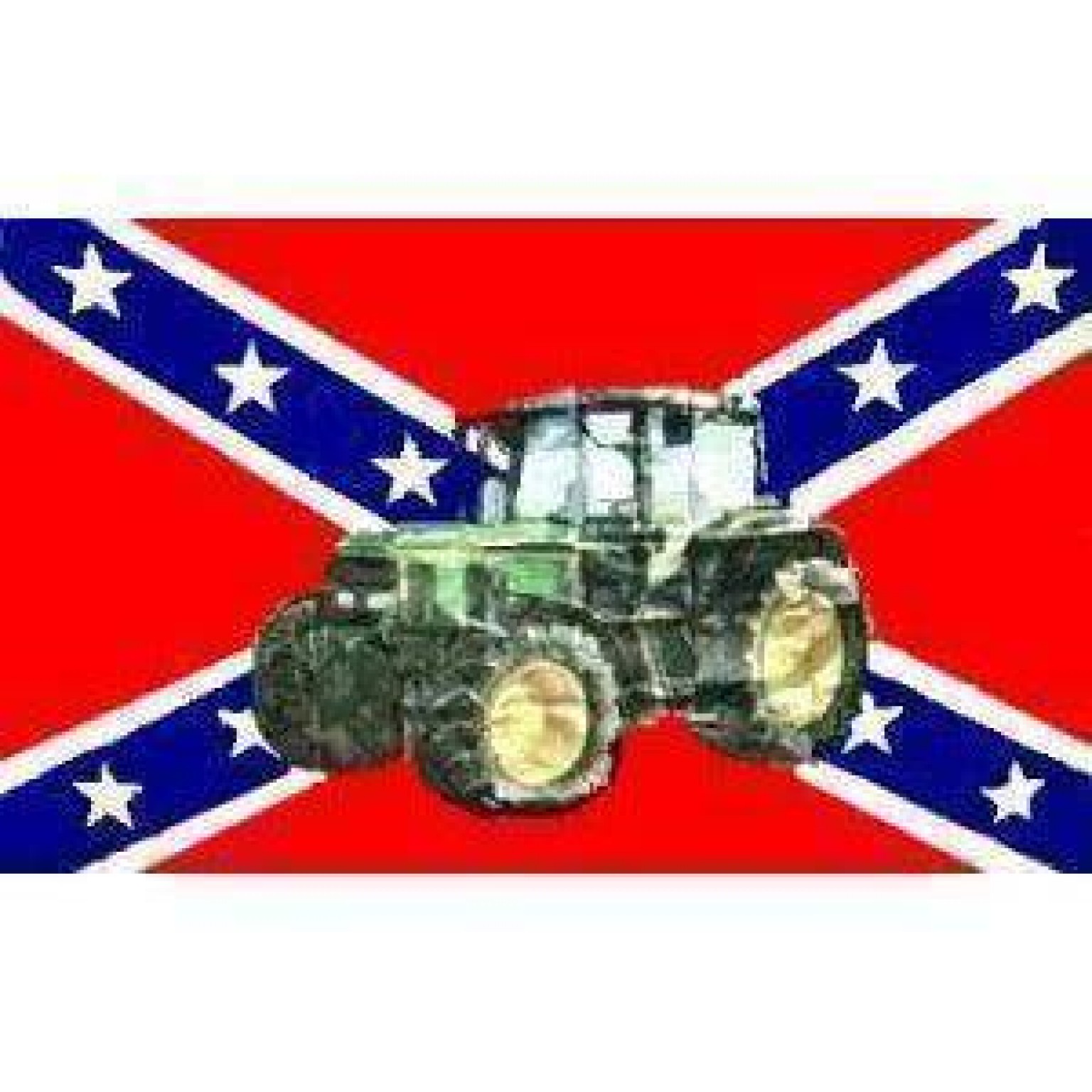 Rebel Tractor Flag 3 X 5 ft. Standard Ultimate Flags