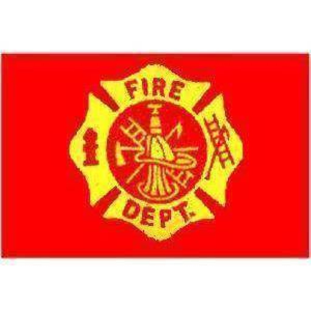 Fire Department Flag / Fire Dept Flags for Sale 3 X 5 ft. Standard