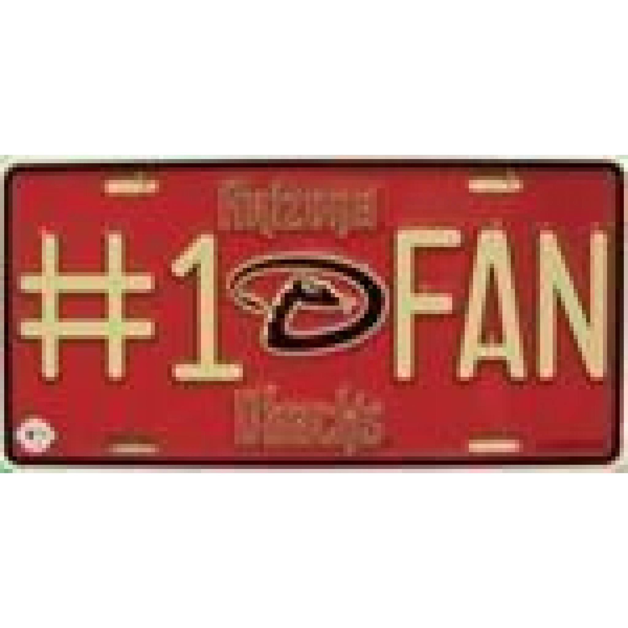 Diamondbacks 1 Fan MLB License Plate Ultimate Flags