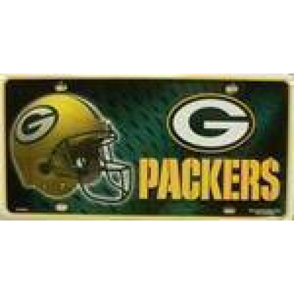 Buy Green Bay Packers NFL Football License Plate For Sale